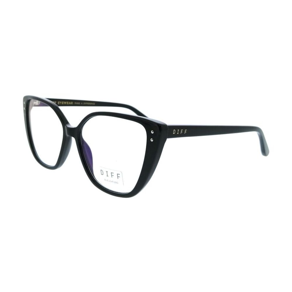 Diff VDFAMLA540BLA Black Cat Eye Womens Optical Frames
